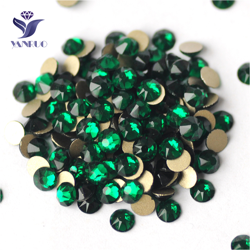Nail Art Emerald Green - YANRUO 2088NoHF 모든 사이즈 에메랄드 플랫백