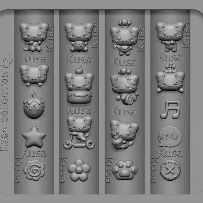 Nail Art Zone - Z. 3D 릴리프 실리콘 네일 아트