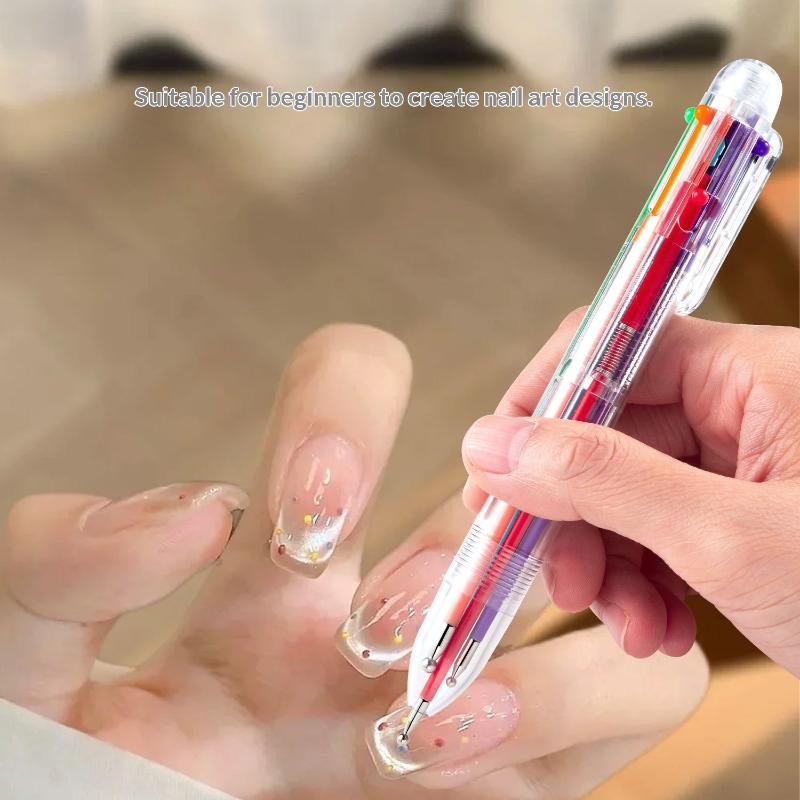 Nail Art Dotting Tool - 6 in 1 크리스탈 펜슬 픽업