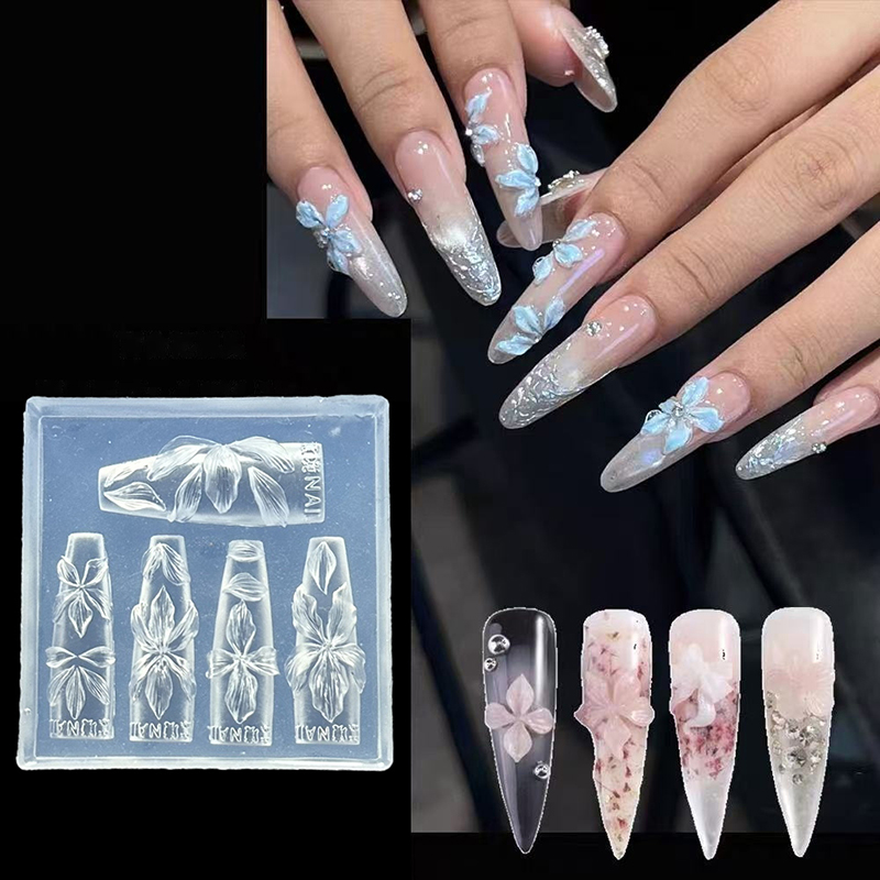 Nail Art Zone - Z. 3D 꽃 네일 몰드 DIY