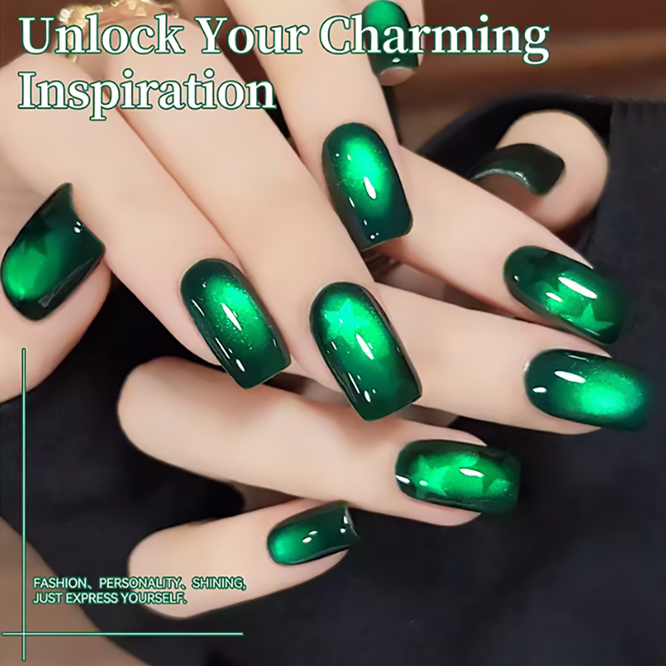 ZH 12ML 에메랄드 그린 마그넷 캣아이 2026 신 - Nail Art Emerald Green 리뷰 및 가격