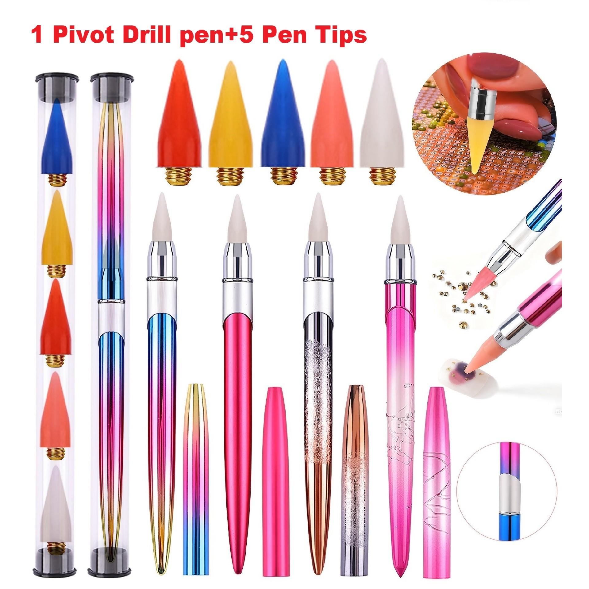 왁스가 필요 없는 자가 접착식 다이아몬드 페인팅 펜,  - Nail Art Dotting Tool 리뷰 및 가격