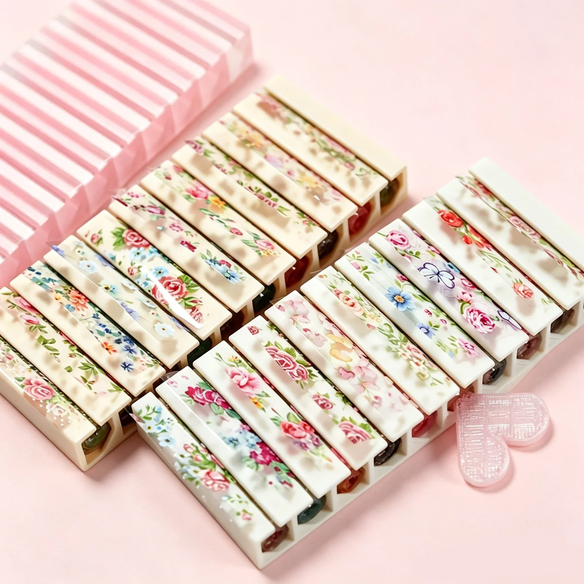 휴대용 10칸 네일 스타리 포일 보관함, 전사지 스티커 - Nail Art Simple 리뷰 및 가격