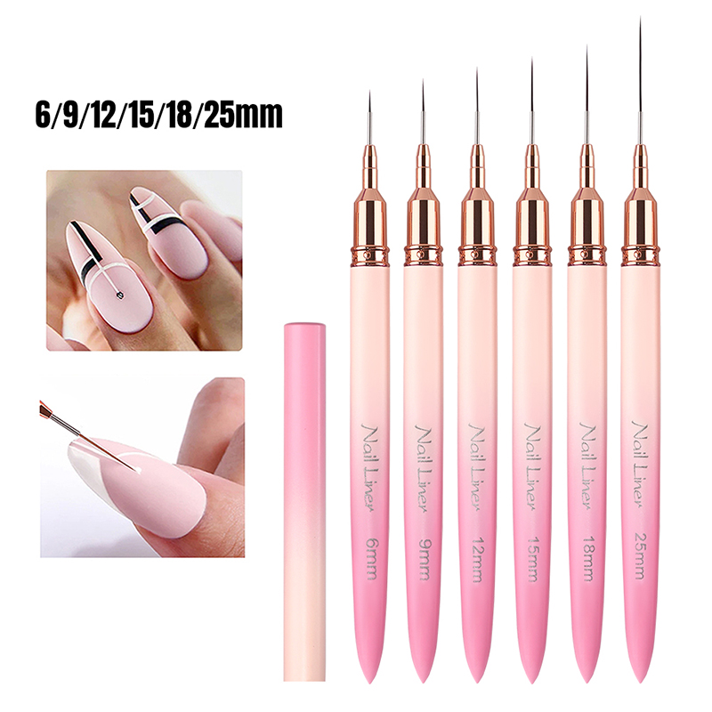 Sweet-Z 6pcs 라이너 네일 브러쉬 얇은 라인  - Nail Art Zone 리뷰 및 가격