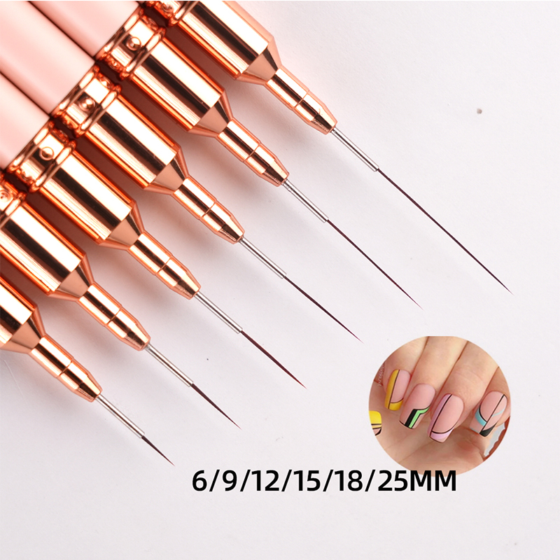 Sweet-Z 6pcs 라이너 네일 브러쉬 얇은 라인  - Nail Art Zone 리뷰 및 가격