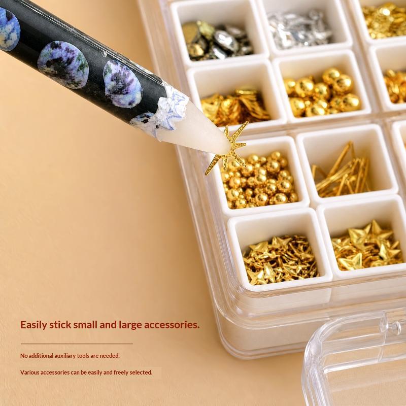 1개 네일아트 도트펜슬 라인스톤 픽커 비접촉식 픽업 도 - Nail Art Dotting Tool 리뷰 및 가격