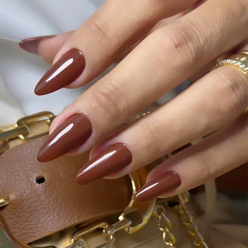24개 솔리드 컬러 인조 손톱 세트 착용 가능한 레드  - Nail Art Simple 리뷰 및 가격