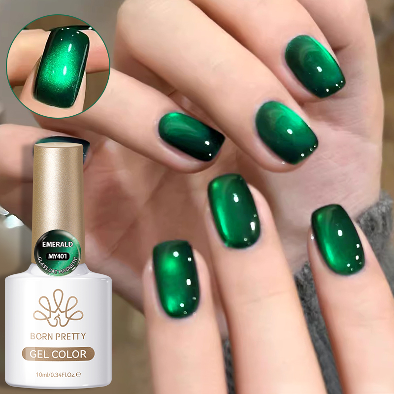 본 프리티 10ml 에메랄드 그린 젤 폴리쉬 캣 마그네 - Nail Art Emerald Green 리뷰 및 가격