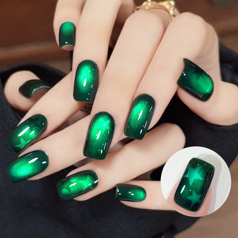 본 프리티 10ml 에메랄드 그린 젤 폴리쉬 캣 마그네 - Nail Art Emerald Green 리뷰 및 가격