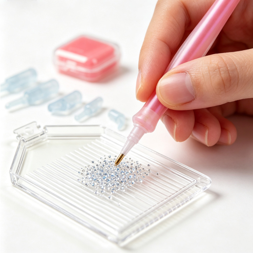 다이아몬드 페인팅 액세서리 펜 트레이 세트 네일아트 라 - Nail Art Dotting Tool 리뷰 및 가격