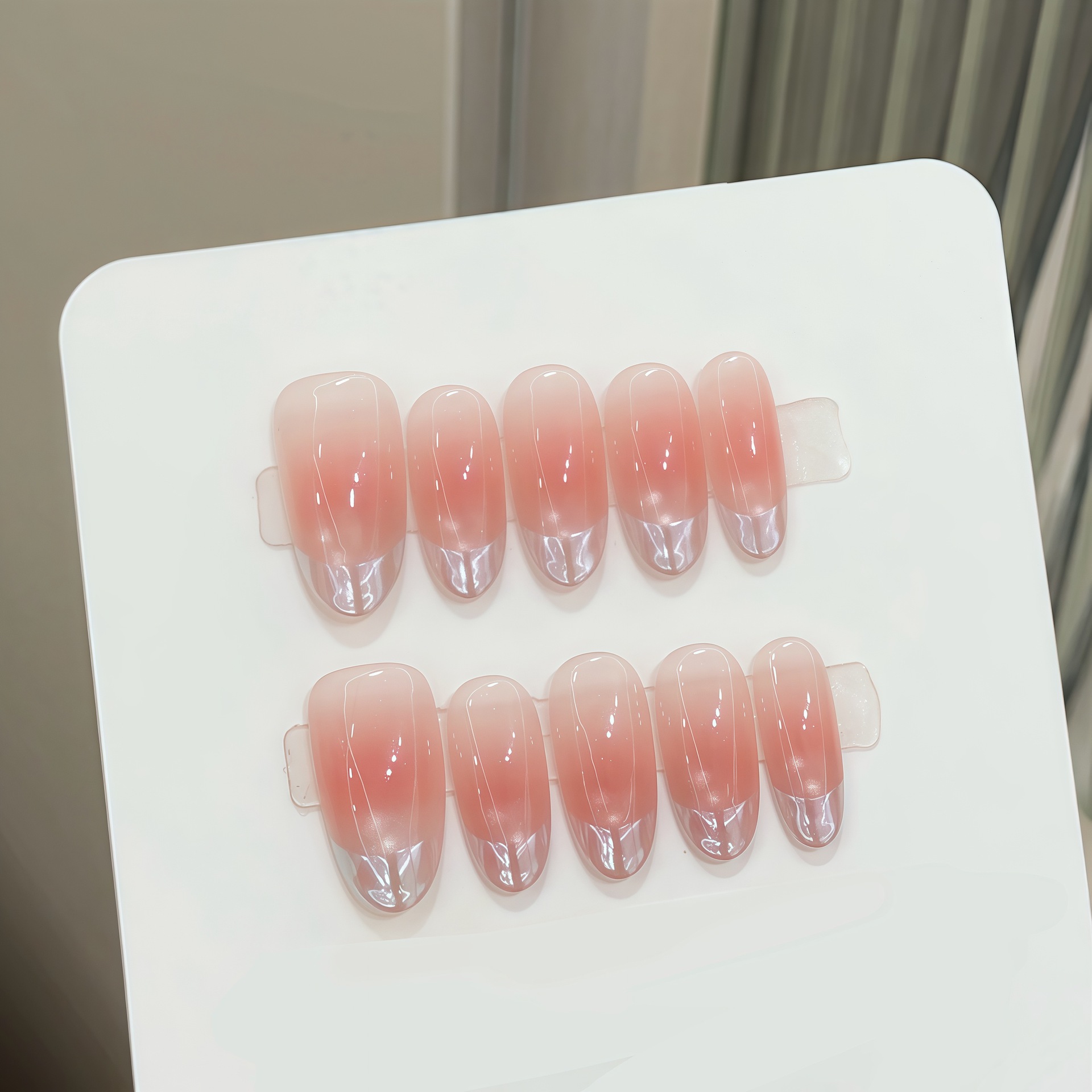 10개입 순수 수제 타원형 네일 아트, 예쁜 가짜 네일 - Nail Art Simple 리뷰 및 가격