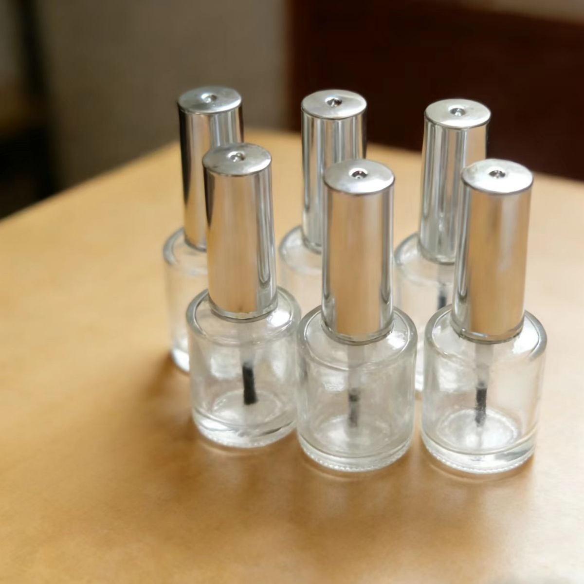 13ml 6개입 투명 유리 네일 폴리쉬 병, 브러쉬와  - Nail Art Simple 리뷰 및 가격