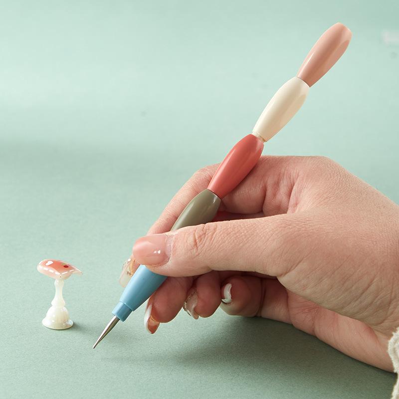 네일 아트 도트 펜 세트 5개 인터락형 멀티컬러 핸들  - Nail Art Dotting Tool 리뷰 및 가격