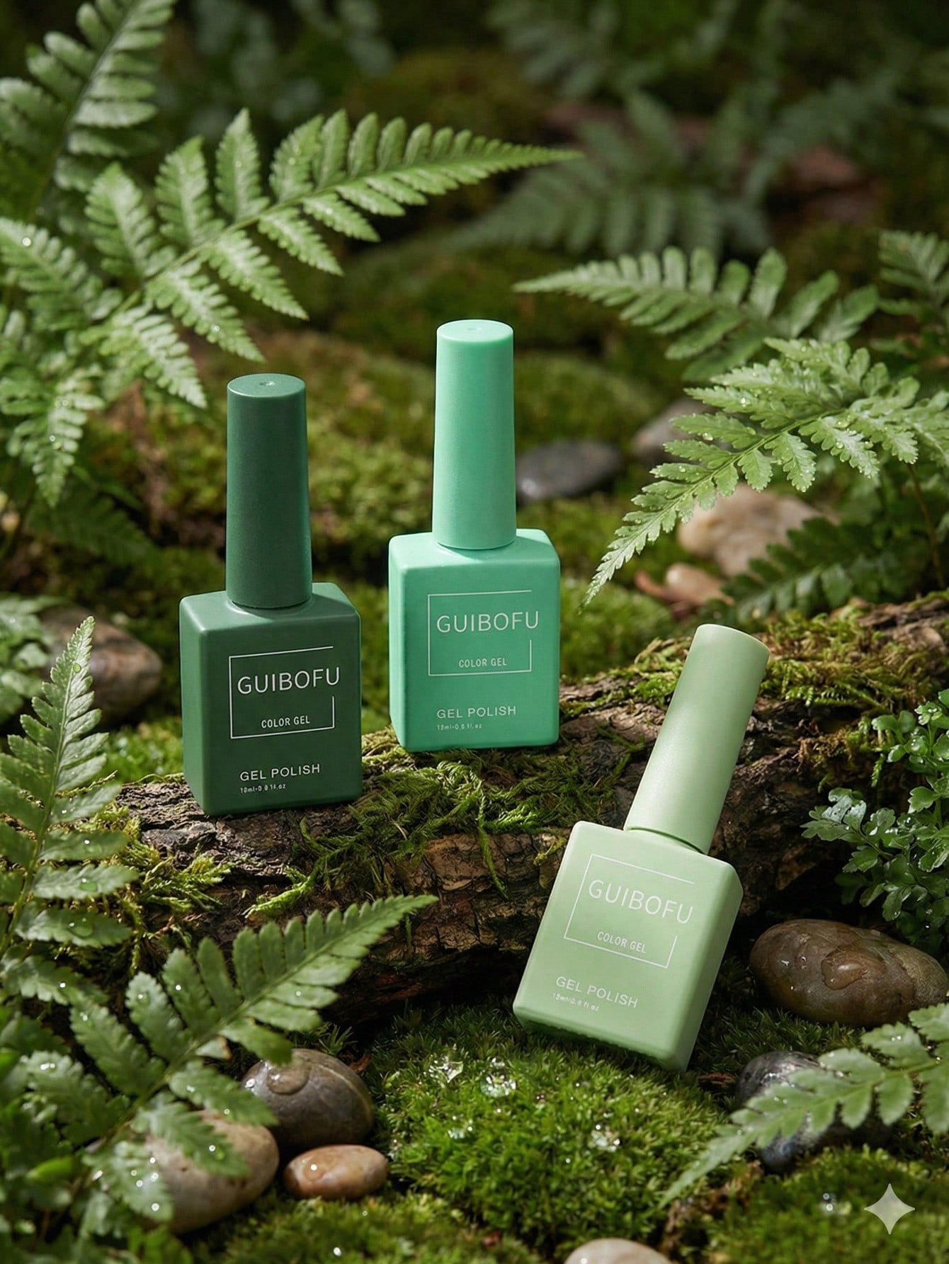 3개/세트 15ml 포레스트 그린 젤 폴리쉬, 다크 에 - Nail Art Emerald Green 리뷰 및 가격