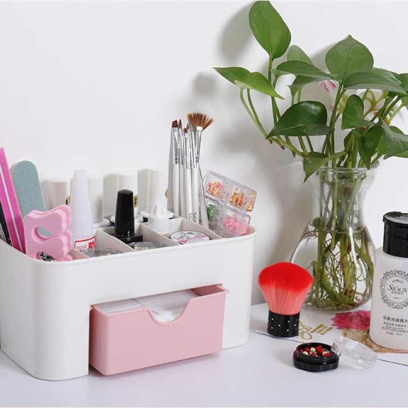네일 아트 주최자 데스크탑 서랍 화장품 보관 상자 메이 - Nail Art Simple 리뷰 및 가격