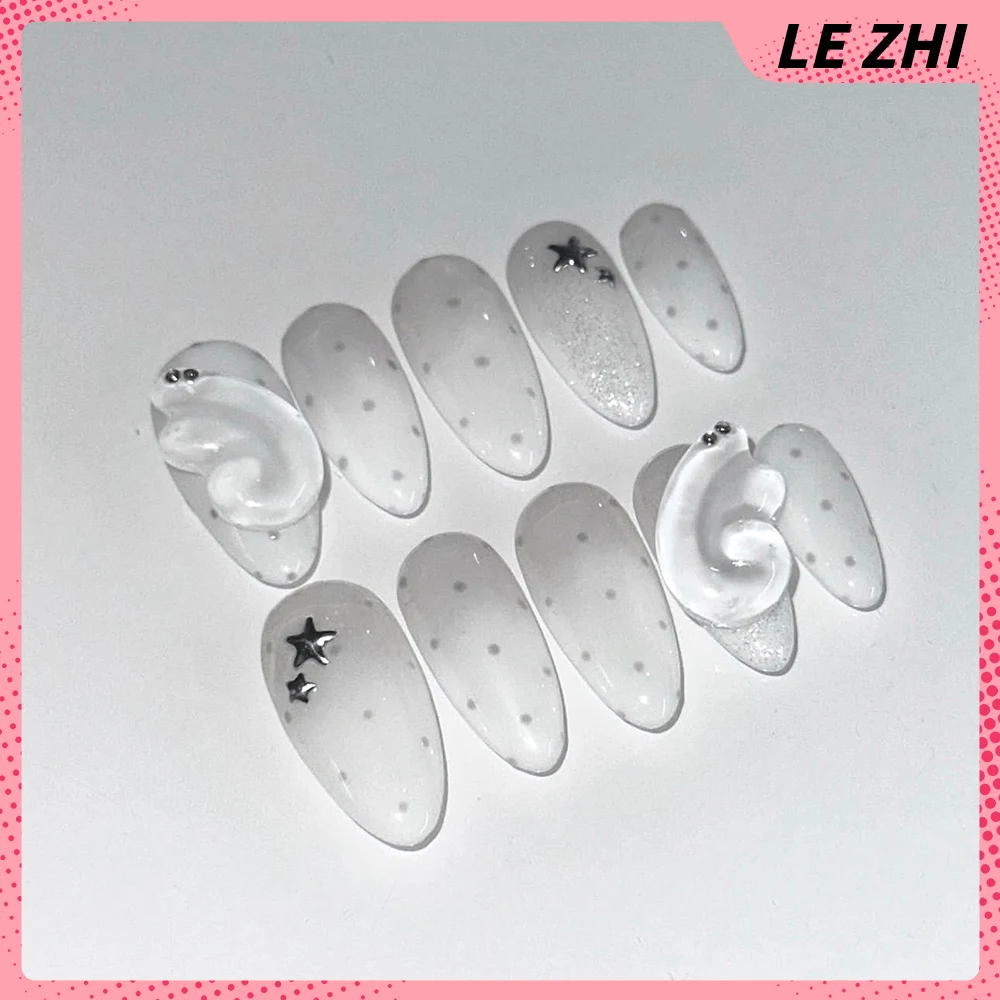 Y2K 레트로 윙즈 스타 글리터 프레스온 네일 아트 아 - Nail Art Simple 리뷰 및 가격