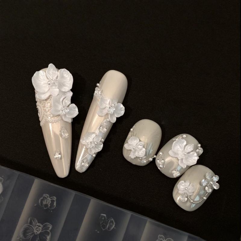 Z. 3D 팔레놉시스 꽃 실리콘 네일 몰드 DIY 달콤 - Nail Art Zone 리뷰 및 가격