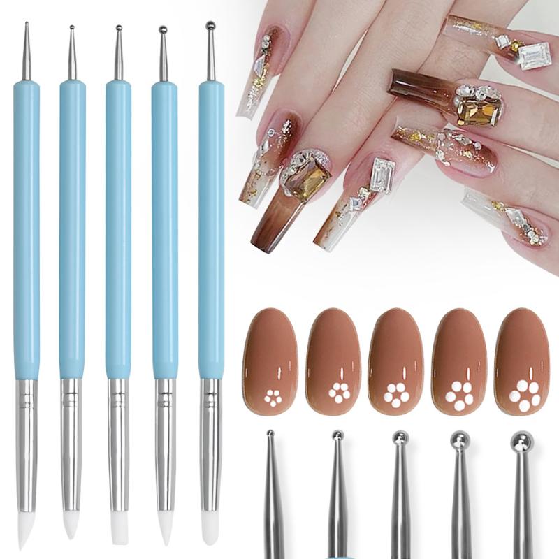 1/10/15개/세트 양쪽 끝이 있는 라인스톤 네일 아 - Nail Art Dotting Tool 리뷰 및 가격