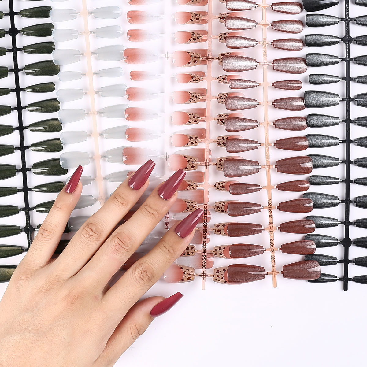 30개입 타원형 짧은 핑크 프레스온 네일 심플 옴브레  - Nail Art Simple 리뷰 및 가격