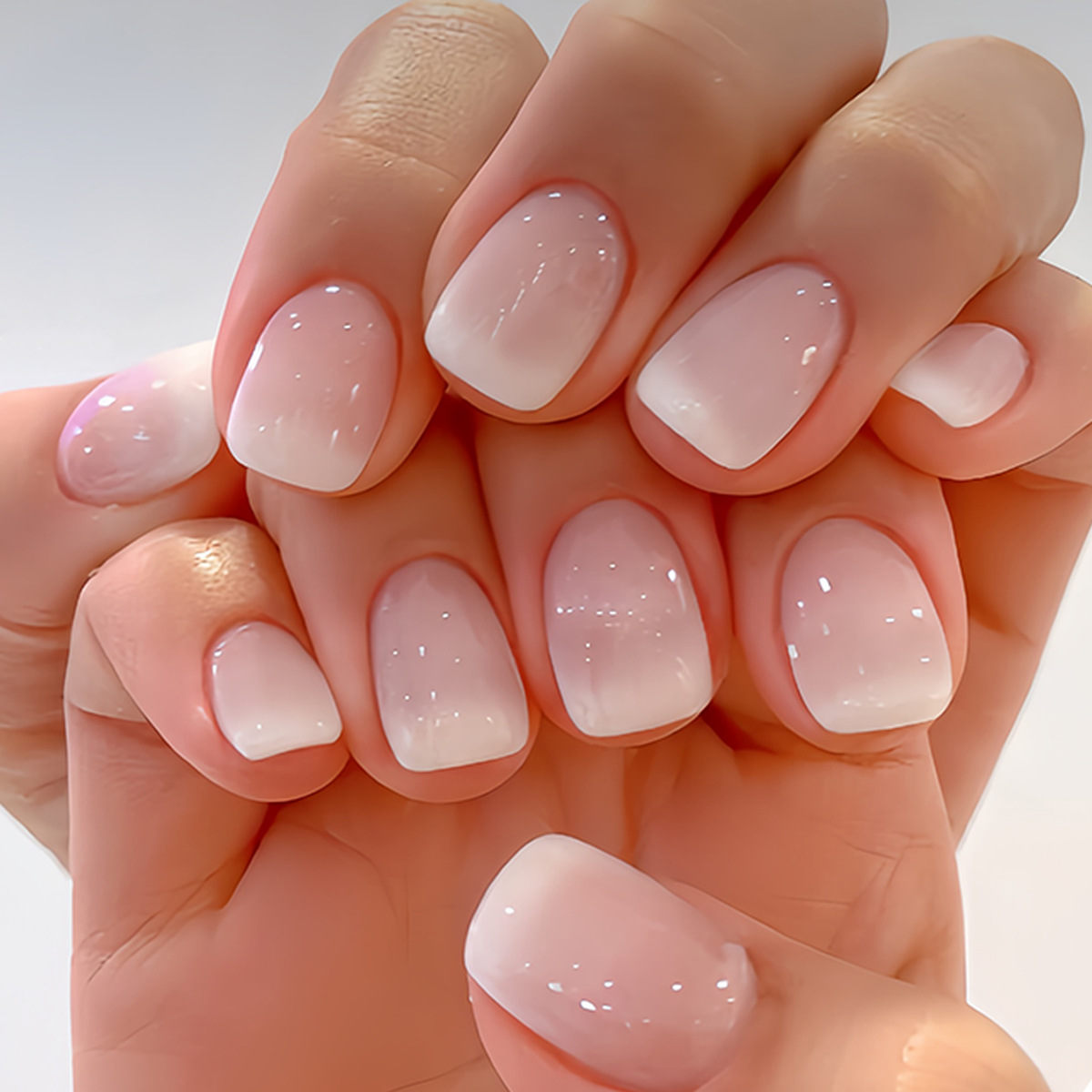 24개 심플 발레 글리터 탈부착 가능한 핑크 그라데이션 - Nail Art Simple 리뷰 및 가격