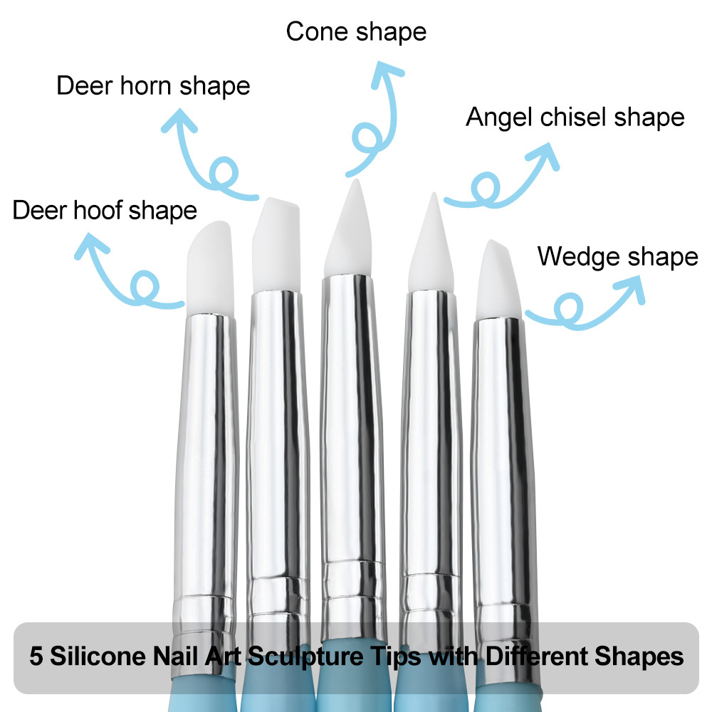 1/3/5/6/pcs/set 네일 아트 브러쉬-실리콘  - Nail Art Dotting Tool 리뷰 및 가격